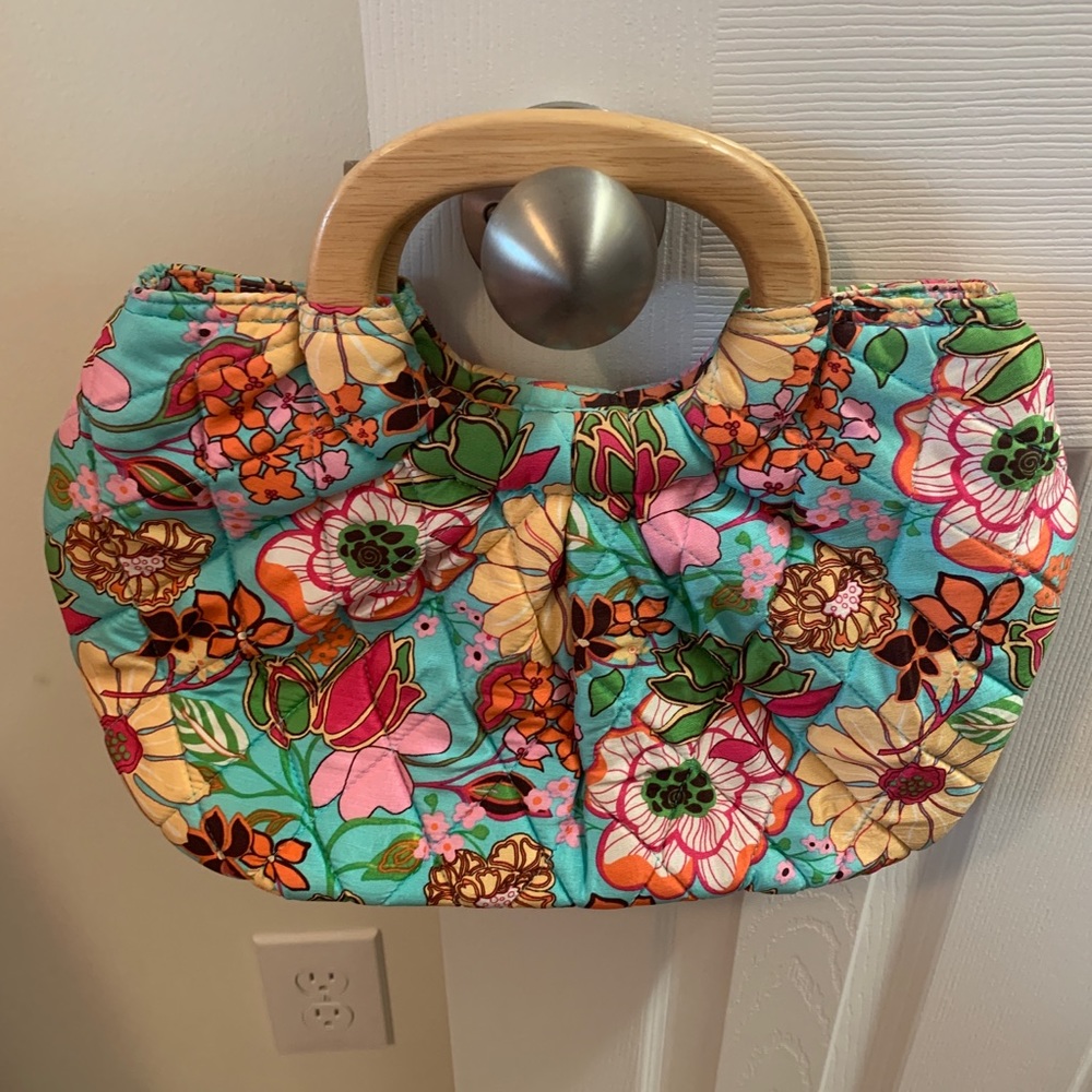 Vera Bradley silk Kelly handbag - Picture 1 of 2
